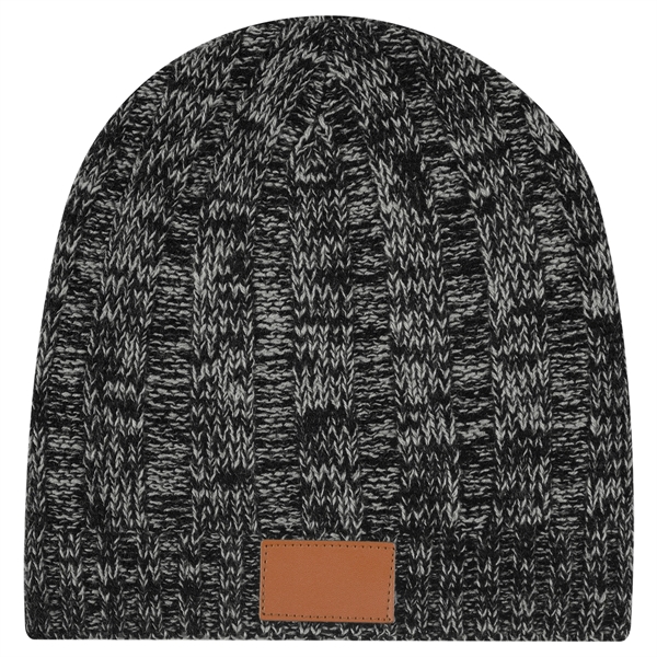 100% acrylic one-size-fits-all beanie in black or navy blue with a... from ASI 61125 Hit Promotional Products / Hit®