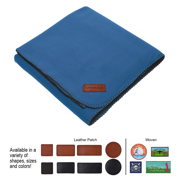 Fleece stadium blanket with whip stitch, made of 260 grams of... from ASI 61125 Hit Promotional Products / Hit®