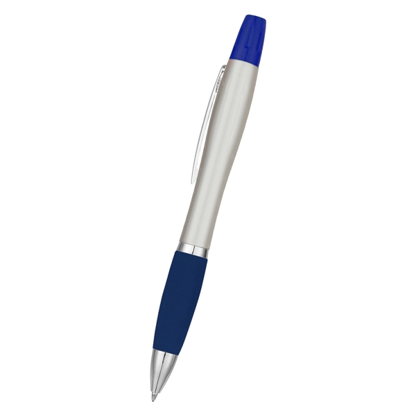 Sleek design highlighter with ballpoint pen.... from ASI 61125 Hit Promotional Products / Hit®