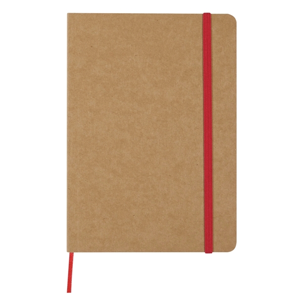 80 Page Lined 5" X 7" Eco-Inspired Strap Notebook with Paper... from ASI 61125 Hit Promotional Products / Hit®