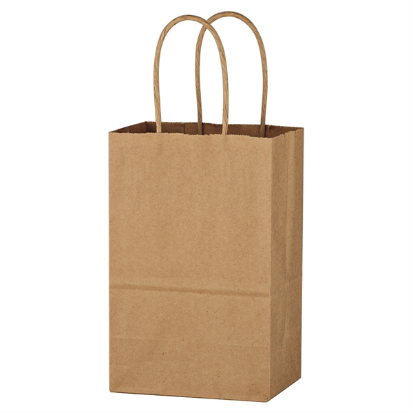 5 1/4" x 8 1/4" shopping bag made from Kraft paper.... from ASI 61125 Hit Promotional Products / Hit®