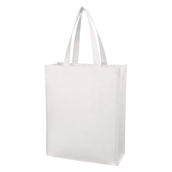 Matte Laminated Non-Woven Shopper Tote.  Made Of 80 Gram Laminated... from ASI 61125 Hit Promotional Products / Hit®