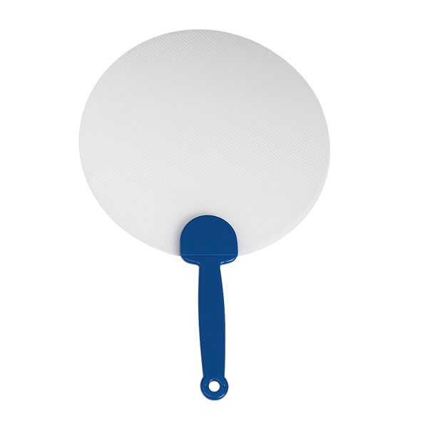 Plastic hand fan with large imprint area.... from ASI 61125 Hit Promotional Products / Hit®