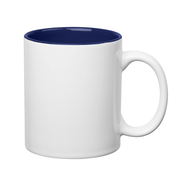 Colored stoneware mug with C-shape handle, 11 oz.... from ASI 61125 Hit Promotional Products / Hit®