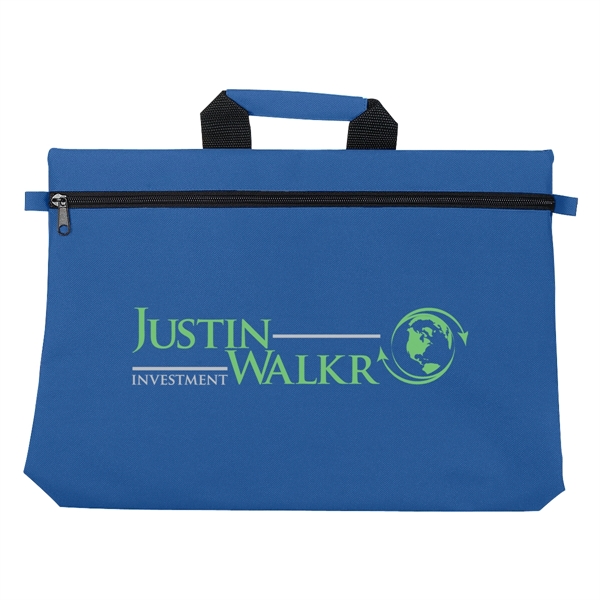 Document bag with padded handle, 600 denier polyester.... from ASI 61125 Hit Promotional Products / Hit®