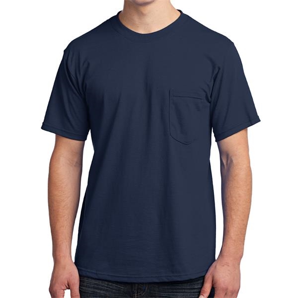 Port & Company® - All-American Tee With Pocket... from ASI 61125 Hit Promotional Products / Hit®