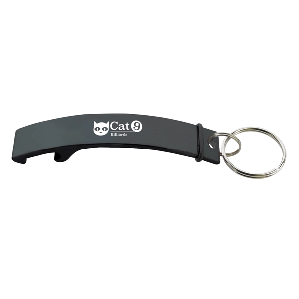 Curve Aluminum Bottle Opener. Curved Bottle Opener with Split Ring. ... from ASI 61125 Hit Promotional Products / Hit®