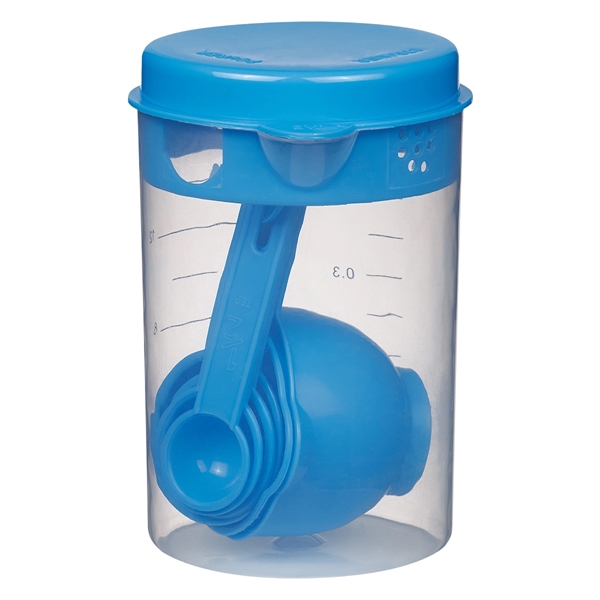7 piece BPA free measuring set that stores within itself.... from ASI 61125 Hit Promotional Products / Hit®