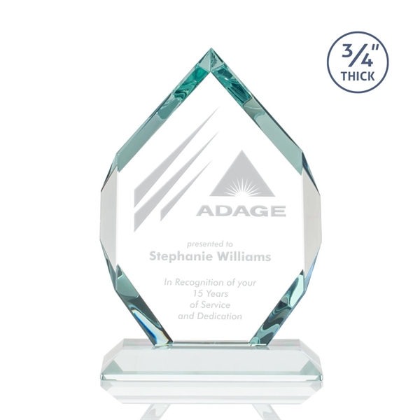 Starfire diamond shape award on a base.... from ASI 84592 St Regis Group / St Regis