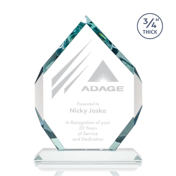 Starfire diamond shape award on a base.... from ASI 84592 St Regis Group / St Regis