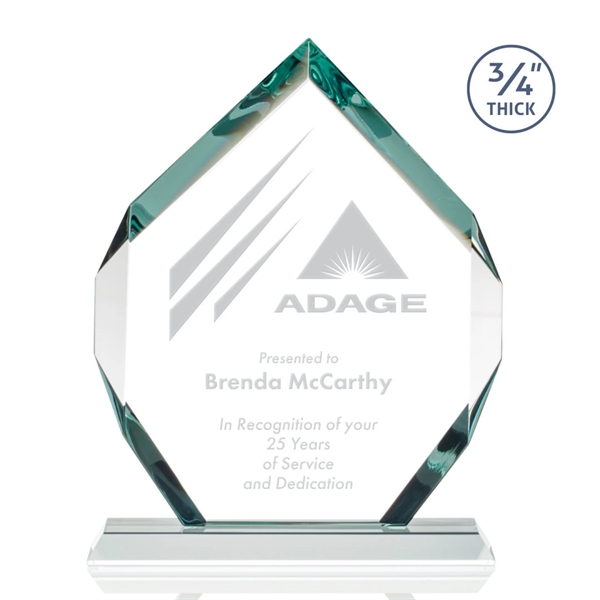 Starfire diamond shape award on a base.... from ASI 84592 St Regis Group / St Regis
