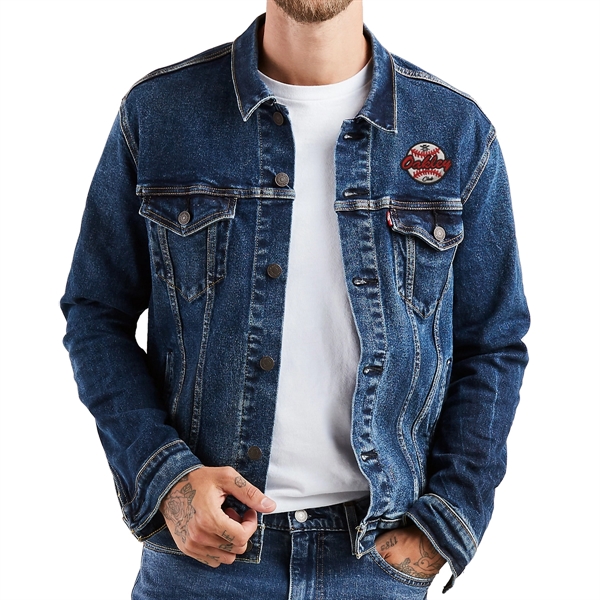 Levi's Original men's trucker jacket for a fantastic style clients will... from ASI 61125 Hit Promotional Products