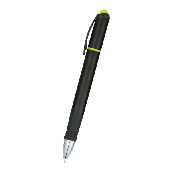 Ballpoint pen with yellow highlighter.... from ASI 61125 Hit Promotional Products / Hit®