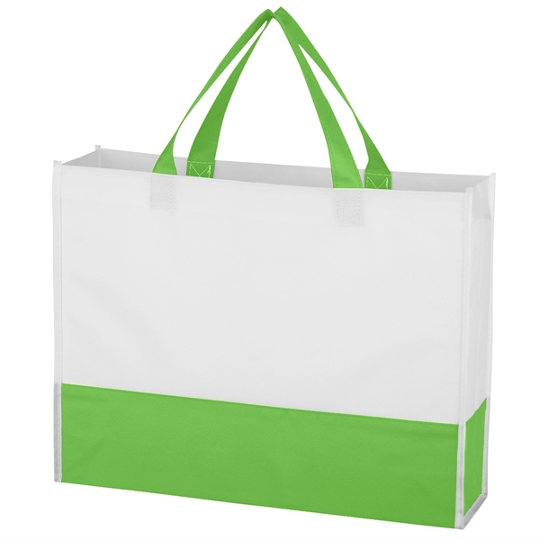 Non-Woven Prism Tote Bag Made Of 70 Gram Non-Woven, Coated Water-Resistant... from ASI 61125 Hit Promotional Products / Hit®