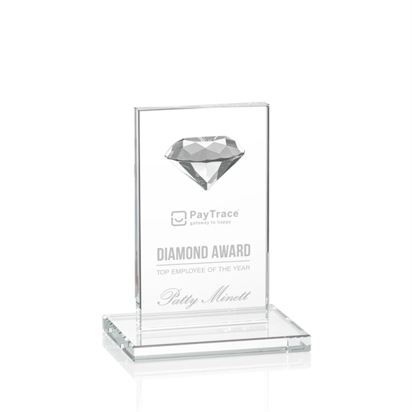 Dazzling Diamond Award Features a multi-faceted half diamond ornament perched high... from ASI 84592 St Regis Group / St Regis