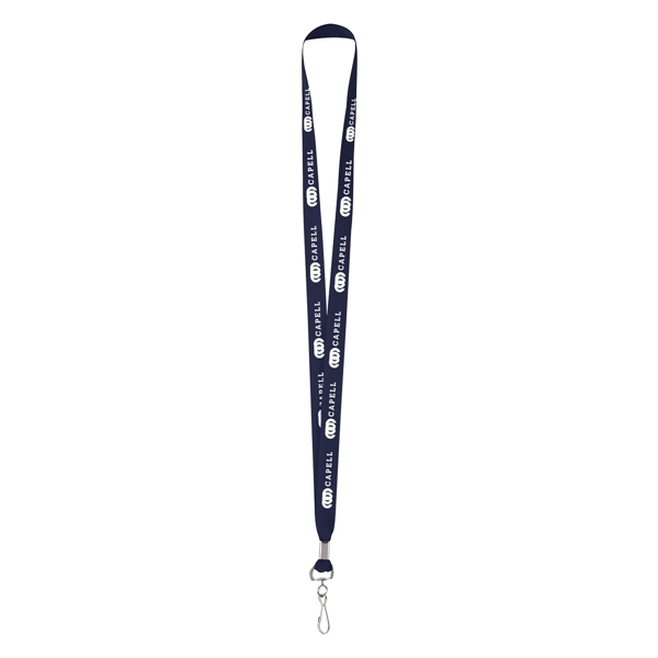 36" lanyard made of polyester with metal crimp and J-hook attachment.... from ASI 61125 Hit Promotional Products / Hit®