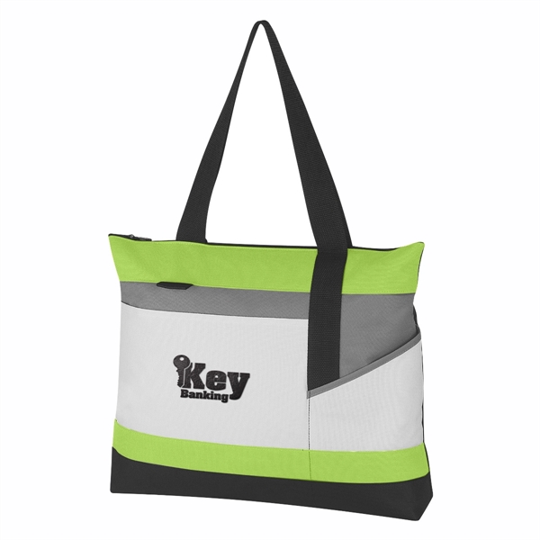 Advantage Tote Bag.  Made of 600 Denier Polyester.  Outside... from ASI 61125 Hit Promotional Products / Hit®