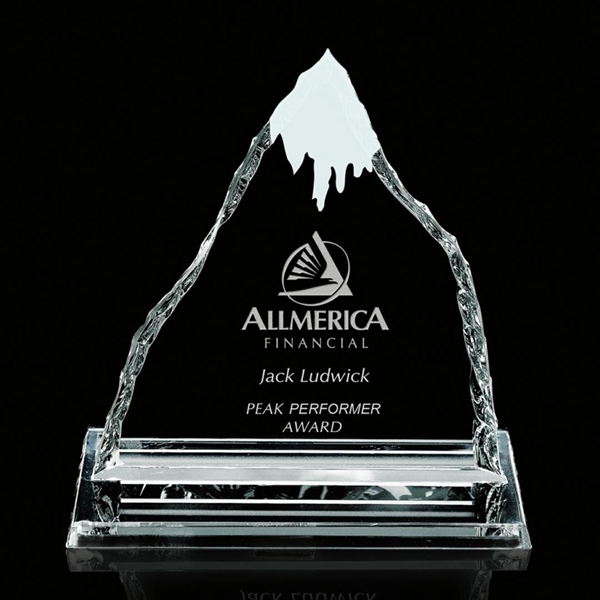 Iceberg Summit Award- 3/8" Starfire.... from ASI 84592 St Regis Group / Prestige Glass