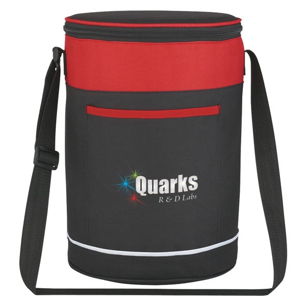 Cooler bag with large outside front pocket.... from ASI 61125 Hit Promotional Products / Hit®