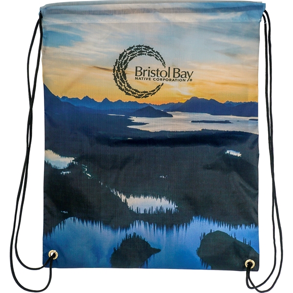 FULL COLOR DRAWSTRING BACKPACK... from ASI 30208 A P Specialties / AP Specialties