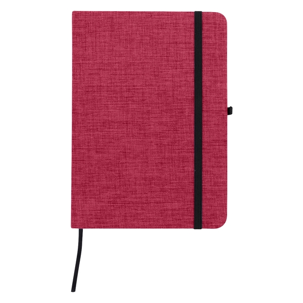 5" x 7" journal with 80 lined pages, a polycanvas cover... from ASI 61125 Hit Promotional Products / Hit®