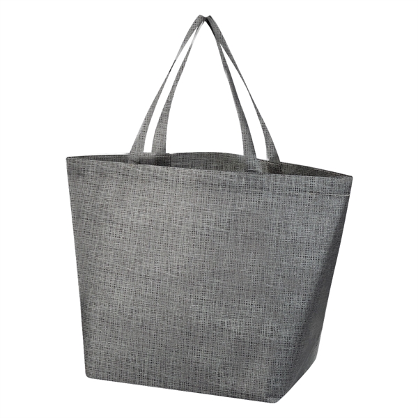 Tote bag made of polypropylene with crosshatched design and 20" handles... from ASI 61125 Hit Promotional Products / Hit®