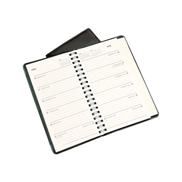 Bi-weekly planner with heat sealed vinyl cover and pockets on inside... from ASI 48575 Datamax International Inc / The Datamax Collection