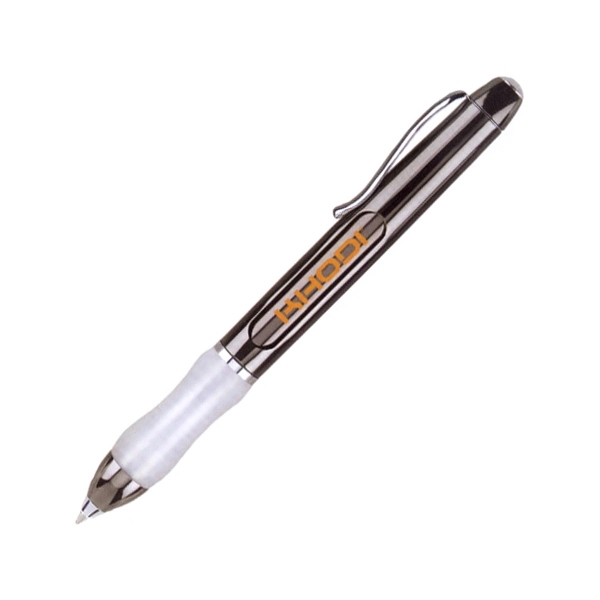 Twist this ballpoint pen to get double exposure of your message.... from ASI 40544 Binaco / Binaline