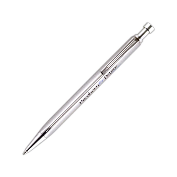 Push-action ballpoint pen that features a 3-sided barrel.... from ASI 40544 Binaco / Binaline