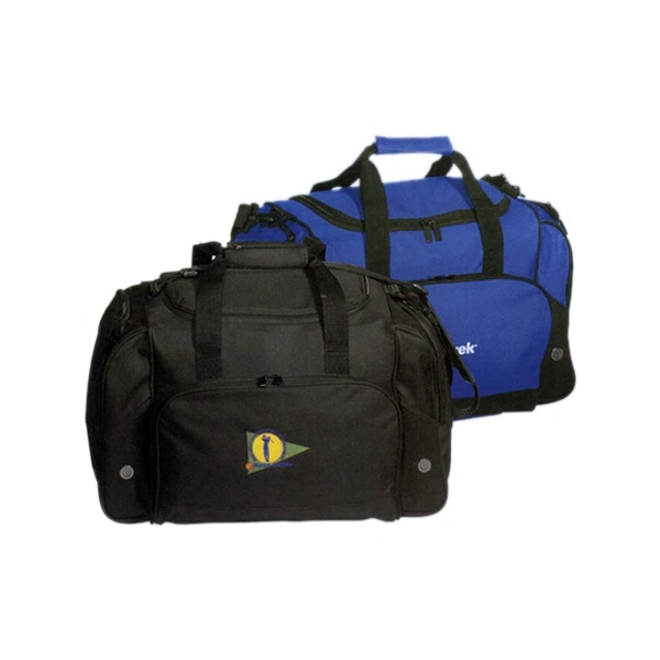 Polyester sport duffel with large "U" shaped top entry for easy... from ASI 40544 Binaco / Binaline