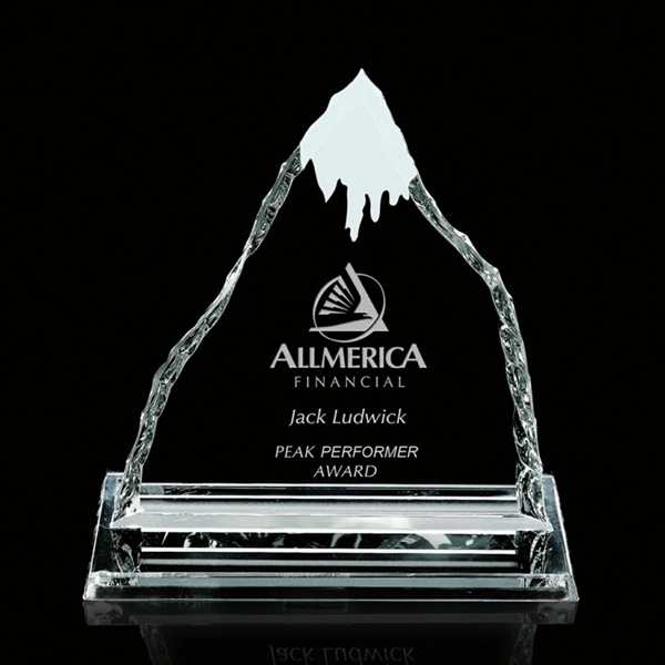 Iceberg Summit Award- 3/8" Starfire.... from ASI 84592 St Regis Group / Prestige Glass