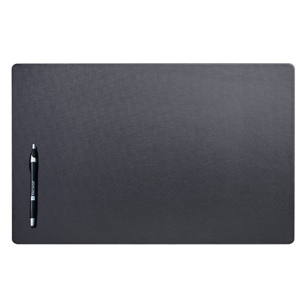 Black leatherette conference pad measuring 22" x 14" with a wrapped-edge... from ASI 48125 Dacasso / DaCasso