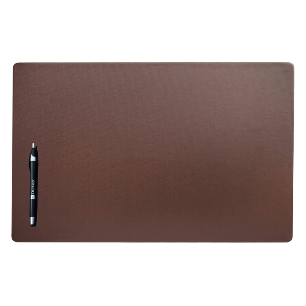 Chocolate brown leatherette conference pad measuring 22" x 14".... from ASI 48125 Dacasso / DaCasso