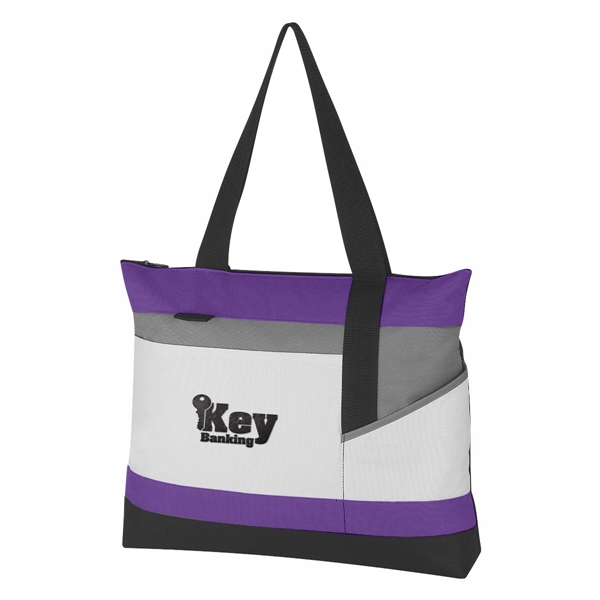 Advantage Tote Bag.  Made of 600 Denier Polyester.  Outside... from ASI 61125 Hit Promotional Products / Hit®
