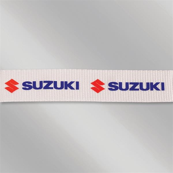 Screen printed flat polyester lanyard... from ASI 55610 Gempire/Floral Promotions