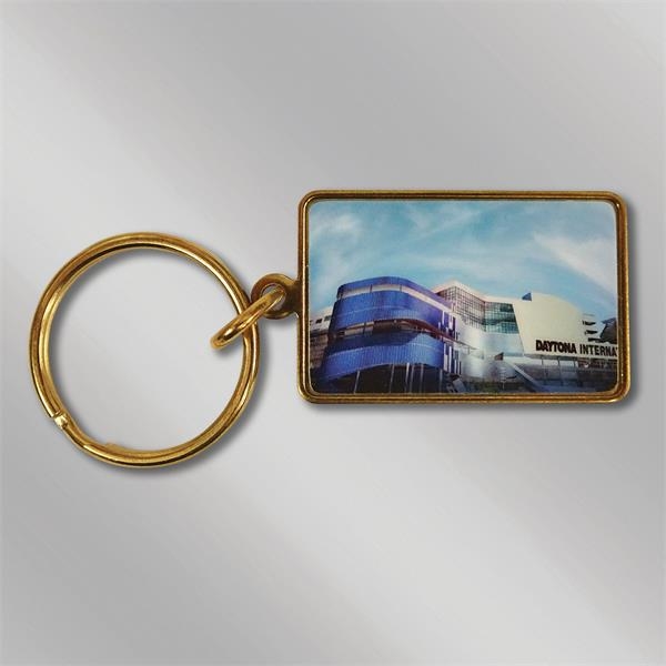 Digitally printed label on a key tag... from ASI 55610 Gempire/Floral Promotions