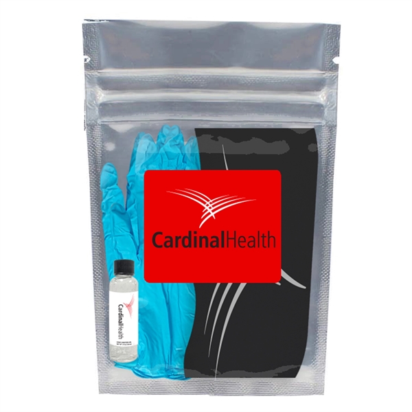 Kit that includes a USA-made face mask, 2 oz. sanitizer bottle... from ASI 44900 NC Custom (CI/Lanco) / Lanco