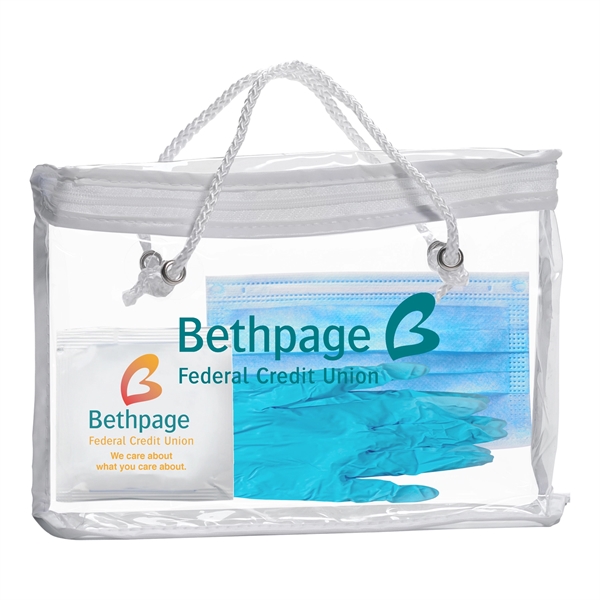 Kit that includes a disposable mask, antibacterial cleanser gel packet and... from ASI 44900 NC Custom (CI/Lanco) / Lanco