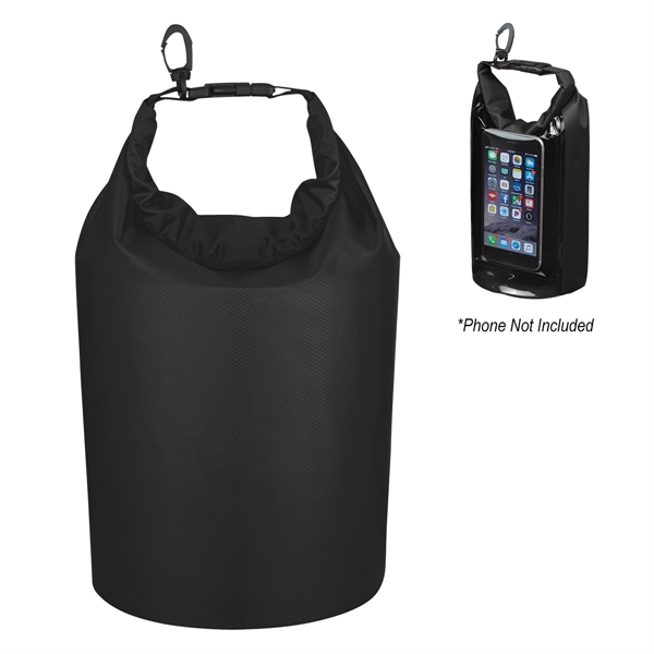 Waterproof bag made of ripstop polyester with PVC backing, phone pocket... from ASI 61125 Hit Promotional Products / Hit®