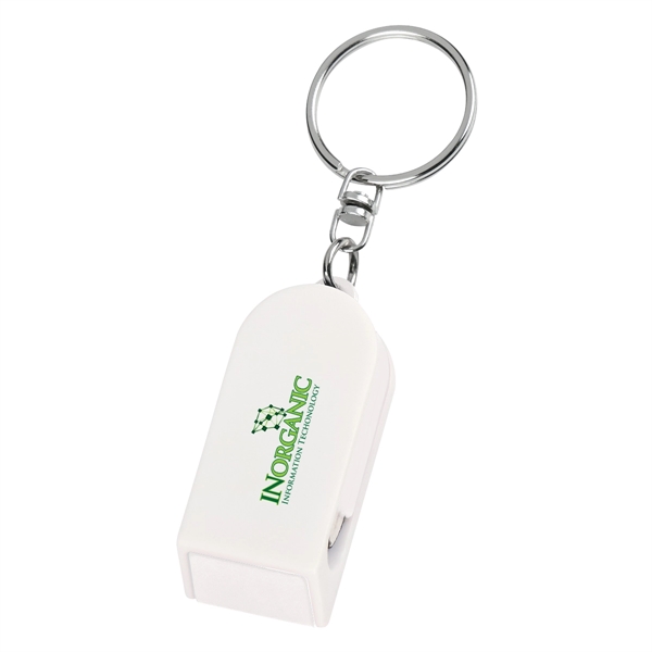 Phone Stand And Screen Cleaner Combo Keychain... from ASI 61125 Hit Promotional Products / Hit®