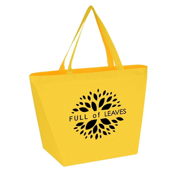 Non-Woven Budget Shopper Tote Bag.  Made of 80 Gram Non-Woven,... from ASI 61125 Hit Promotional Products / Hit®