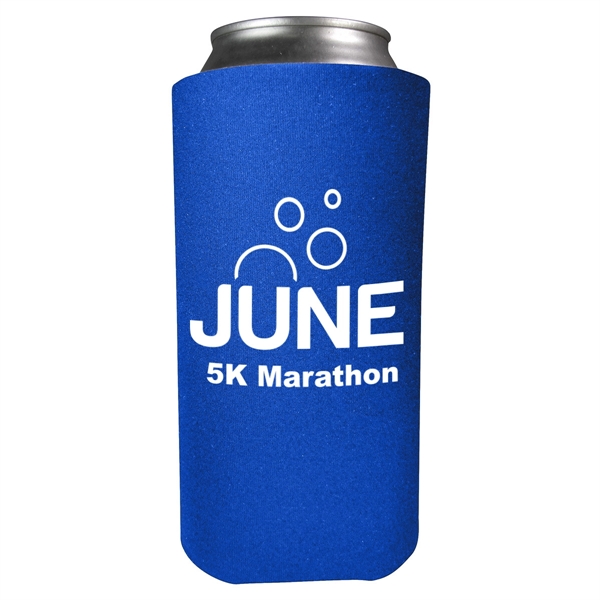 Foam 16 oz. can holder that folds flat for easy storage.... from ASI 61125 Hit Promotional Products / Hit®