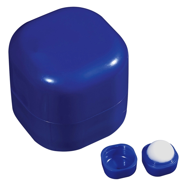Vanilla-flavored lip balm cube available in six colors that's safety sealed... from ASI 61125 Hit Promotional Products / Hit®