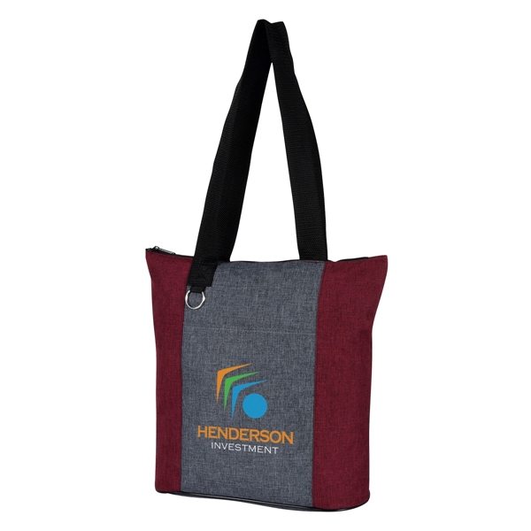 Heathered fun tote bag for carrying your essential items from place... from ASI 61125 Hit Promotional Products / Hit®