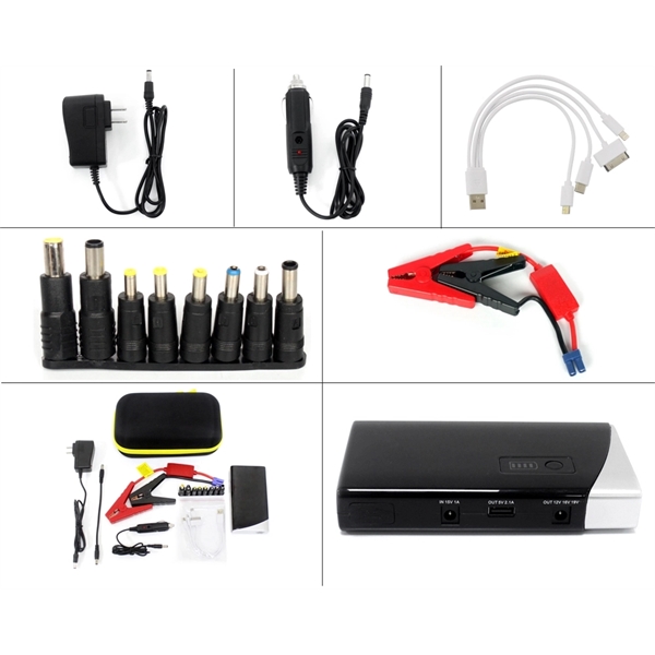 16800mAh auto jump starter power bank Emergency jump starter, Includes Clamp... from ASI 62635 Inno-Vative Solutions Grp LTD