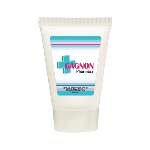 1.5 oz. SPF 30 Sunscreen Tube. Broad Spectrum Formula Protects Against... from ASI 61125 Hit Promotional Products / Hit®