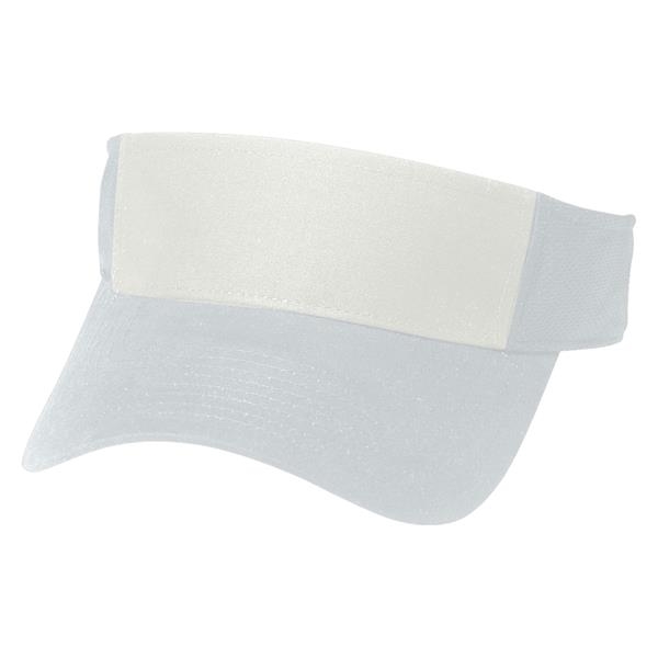 Mesh Back Visor.  60% Cotton/40% Polyester.  Pre-Curved Visor. ... from ASI 61125 Hit Promotional Products / Hit®