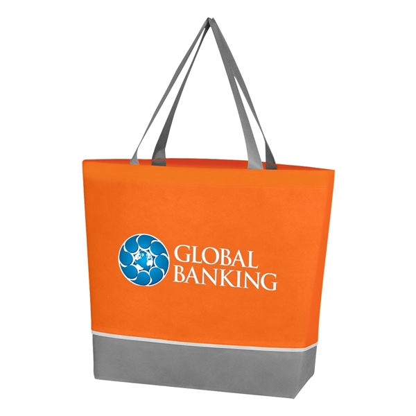 Tote bag made of nonwoven polypropylene that measures 17 1/2" x... from ASI 61125 Hit Promotional Products / Hit®