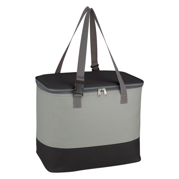 Polyester cooler bag with foam insulation, zippered main compartment and 22"... from ASI 61125 Hit Promotional Products / Hit®
