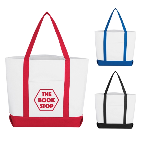 Tote Bag.  Made of 600 Denier Polyester with PVC Backing.... from ASI 61125 Hit Promotional Products / Hit®